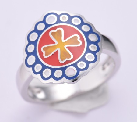 Sterling Silver Ring Enamel (R314833ENASL925)