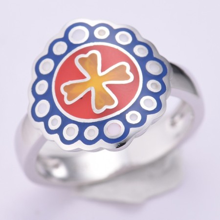 Sterling Silver Ring Enamel (R314833ENASL925)