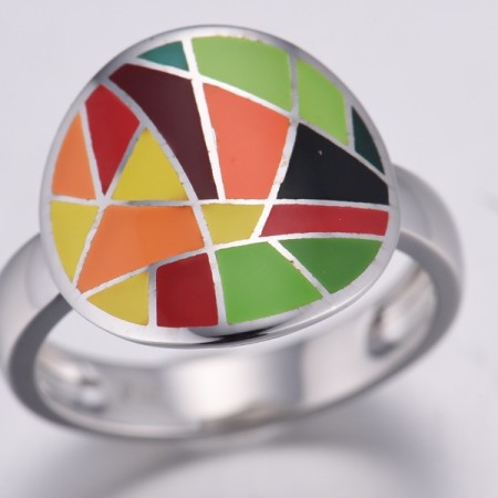 Sterling Silver Ring Enamel (R314834AENASL925)