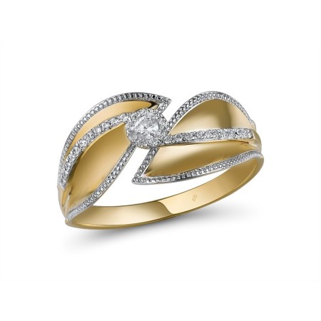 14KYW Ring Diamond (R315062DIA14KYW) - US 6