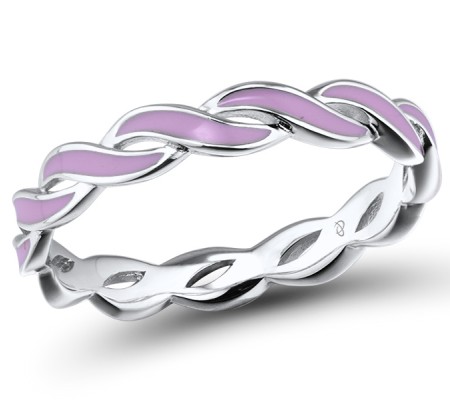 Sterling Silver Ring Enamel (R315081ENA4SL925) - US 6