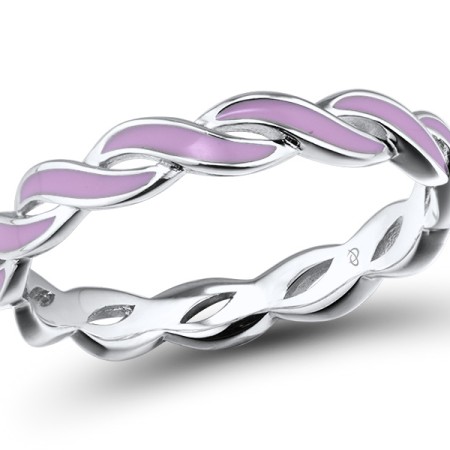 Sterling Silver Ring Enamel (R315081ENA4SL925) - US 6