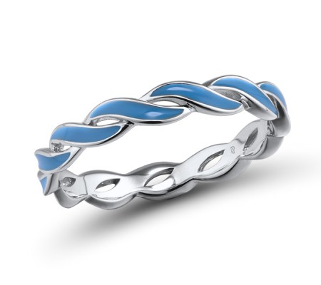 Sterling Silver Ring Enamel (R315081ENA5SL925) - US 6