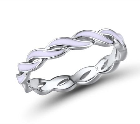 Sterling Silver Ring Enamel (R315081ENASL925) - US 6