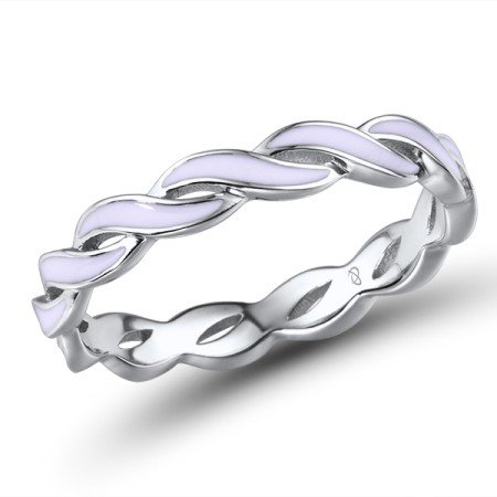 Sterling Silver Ring Enamel (R315081ENASL925) - US 6