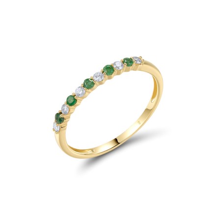 14KY Ring Diamond,Emerald (R315132BEMR14KY) - US 7