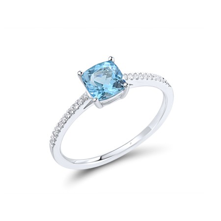 14KW Ring Blue Topaz (Swiss Blue),Diamond (R315656BLT14KW) - US 6.5