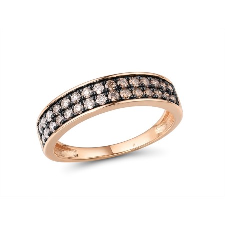 14KRB Ring Brown Diamond,Diamond (R315745BRW14KRB) - US 7