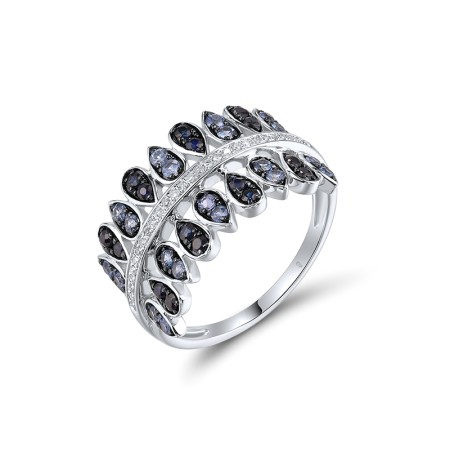 14KWB Ring Blue Sapphire,Diamond (R315823SAP14KWB)