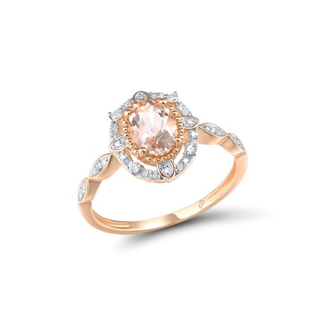 14KRW Ring Diamond,MORGANITE (R315826MON14KRW)