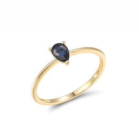 14KY Ring Blue Sapphire (R315837ASAP14KY) - US 8