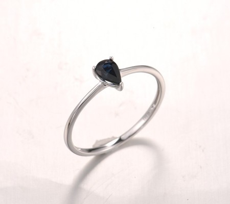 14KW Ring Blue Sapphire (R315837SAP14KW)