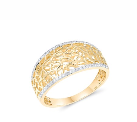 14KYW Ring Diamond (R315853DIA14KYW) - US 7.5