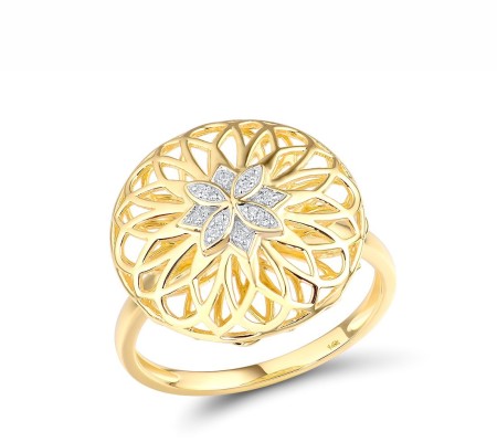 14KYW Ring Diamond (R315857DIA14KYW) - US 7