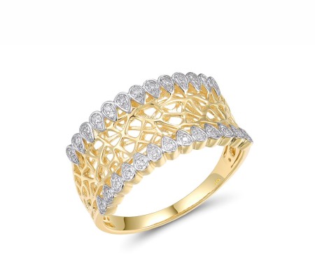 14KYW Ring Diamond (R315859DIA14KYW) - US 8.5