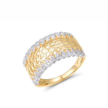 14KYW Ring Diamond (R315860DIA14KYW) - US 6