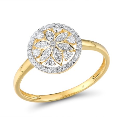 14KYW Ring Diamond (R315864DIA14KYW) - US 6