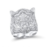 Sterling Silver Ring White Cubic Zirconia (R315868WCZSL925) - US 6