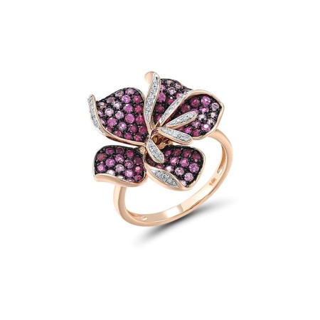 14KRWB Ring Diamond,Pink Sapphire,Ruby (R315990PRU14KRWB) - US 6