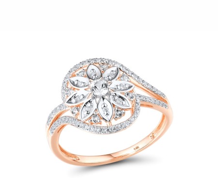 14KRW Ring Diamond (R316028DIA14KRW) - US 7