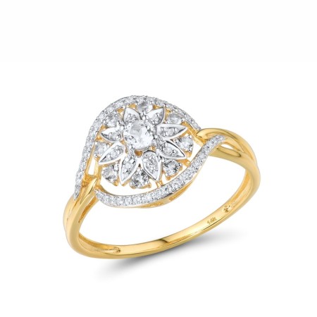 14KYW Ring Diamond (R316029DIA14KYW) - US 7