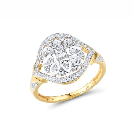 14KYW Ring Diamond (R316030DIA14KYW) - US 6.5