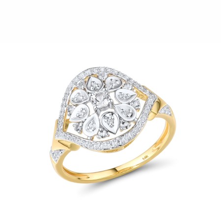 14KYW Ring Diamond (R316030DIA14KYW) - US 6.5