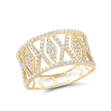 9KY Ring White Cubic Zirconia (R316034WCZ9KY) - US 6.5