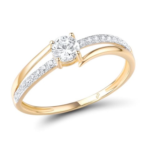 9KYW Ring White Cubic Zirconia (R316049WCZ9KYW) - US 6