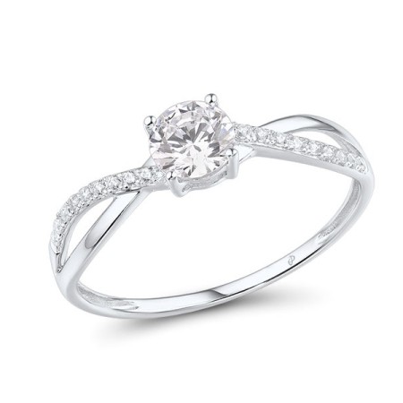 9KW Ring White Cubic Zirconia (R316051WCZ9KW) - US 6