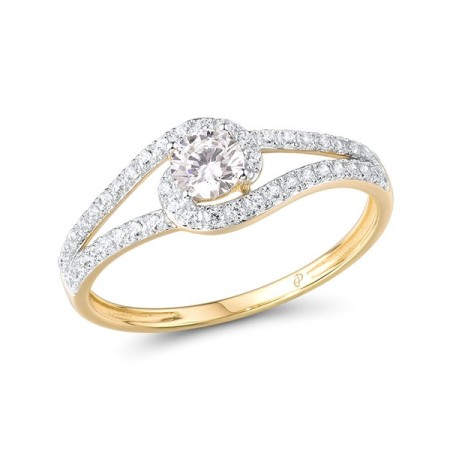 9KYW Ring White Cubic Zirconia (R316052WCZ9KYW) - US 6