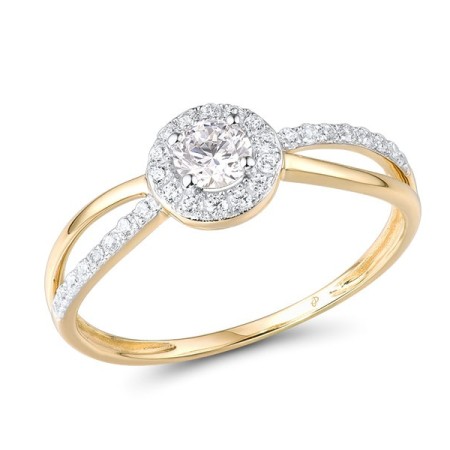 9KYW Ring White Cubic Zirconia (R316053WCZ9KYW) - US 7.5