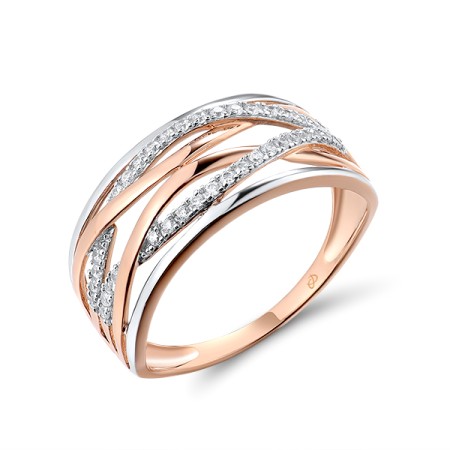 14KRW Ring Diamond (R316073DIA14KRW) - US 6