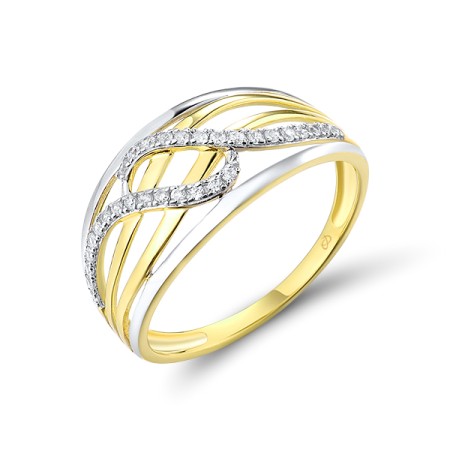 14KYW Ring Diamond (R316076DIA14KYW) - US 6