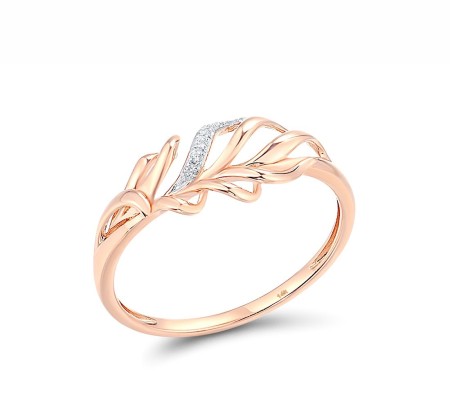 14KRW Ring Diamond (R316209DIA14KRW) - US 6