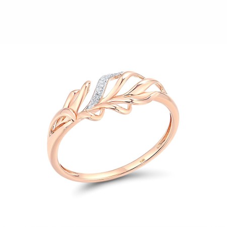 14KRW Ring Diamond (R316209DIA14KRW) - US 6