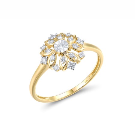 14TT Ring Diamond (R316770DIA14TT) - US 6