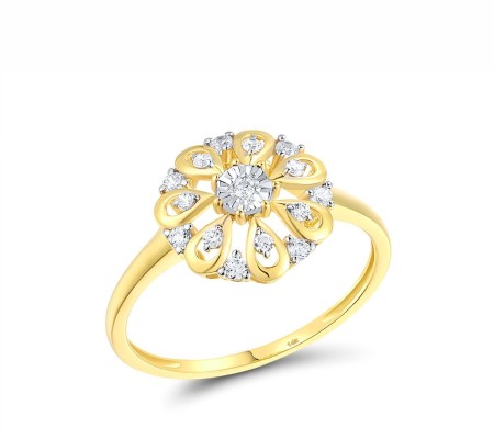 14TT Ring Diamond (R316771DIA14TT) - US 8