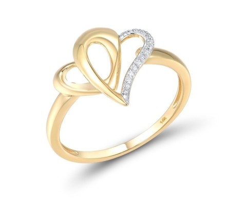 14KYW Ring Diamond (R316861DIA14KYW) - US 6