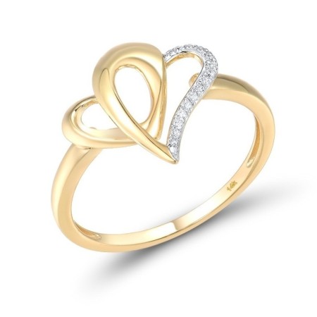 14KYW Ring Diamond (R316861DIA14KYW) - US 6