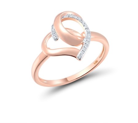 14KRW Ring Diamond (R316862DIA14KRW) - US 7