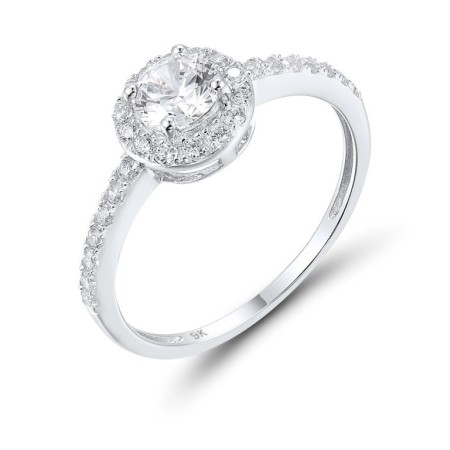 9KW Ring White Cubic Zirconia (R316915WCZ9KW) - US 6