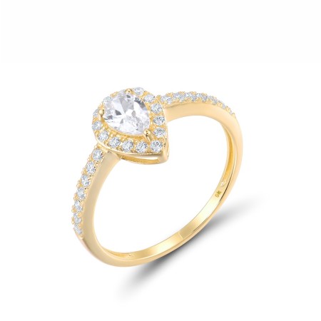 9KY Ring White Cubic Zirconia (R316916WCZ9KY) - US 6.5