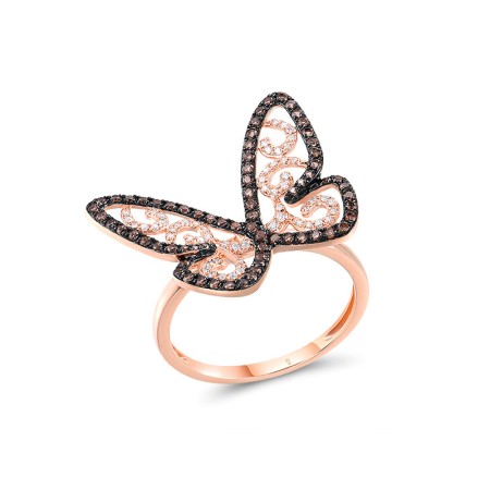 14KRB Ring Brown Diamond,Diamond (R316958BRW14KRB)