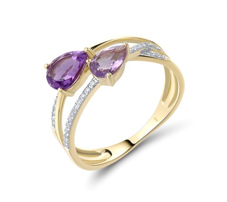 14KYW  Amethyst Ring  (R317362AME14KYW)