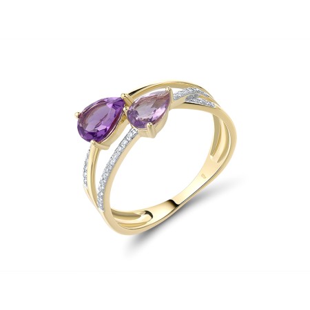 14KYW  Amethyst Ring  (R317362AME14KYW)
