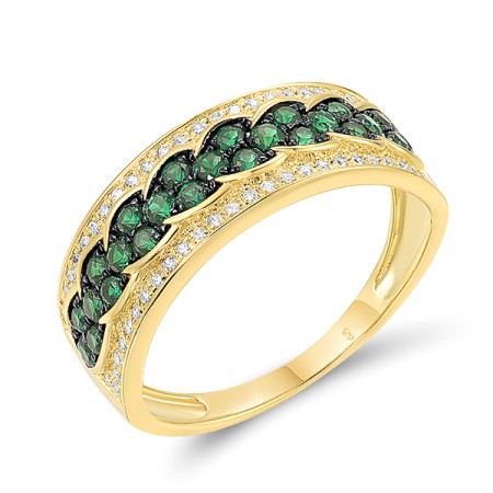 14KYWB Ring Emerald,Diamond (R317363EMR14KYWB)