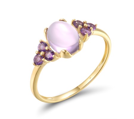 14KY Ring Amethyst (R317520AME14KY) - US 7.5