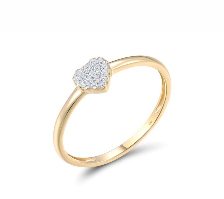 14KYW Ring Diamond (R318071DIA14KYW) - US 7