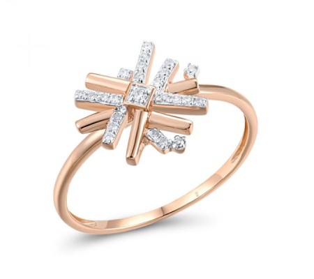 14KRW Ring Diamond (R318403DIA14KRW) - US 7